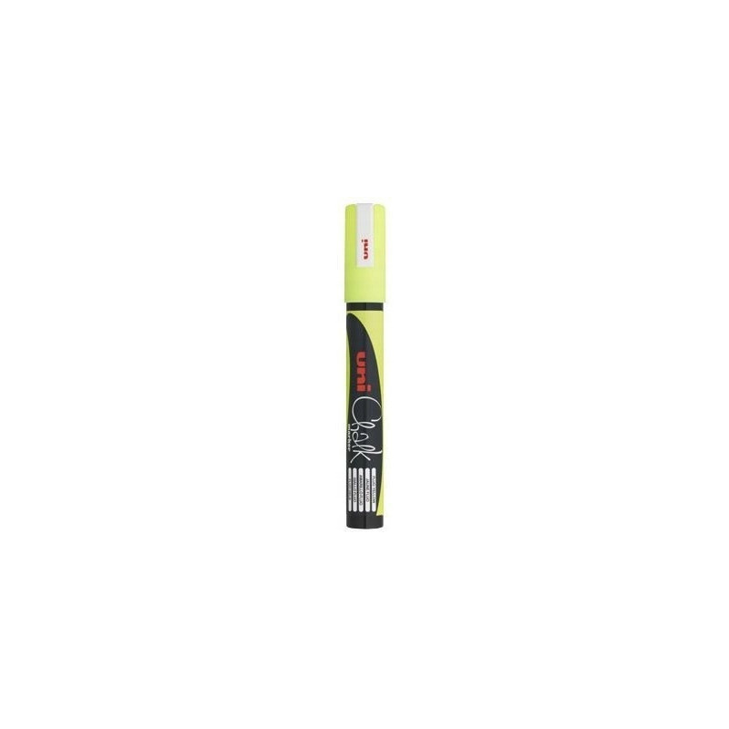 Marker kredowy UNI PWE-5M 1.8mm-2.5mm żółty UNPWE5M/DZO