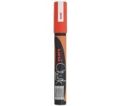 Marker kredowy UNI PWE-5M 1.8mm-2.5mm pomarańczowy UNPWE5M/DPO