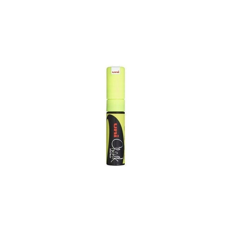 Marker kredowy UNI PWE-8K żółty 8mm UNPWE8K/6ZO