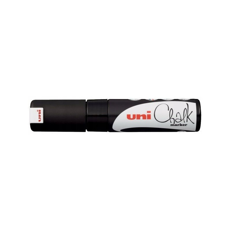 Marker z farbą kredową CHALK PWE-8K czarny UNI UNPWE8K/6CA