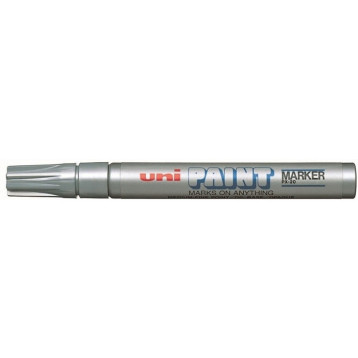 Marker olejowy PX-20 błyszczący srebrny UNI