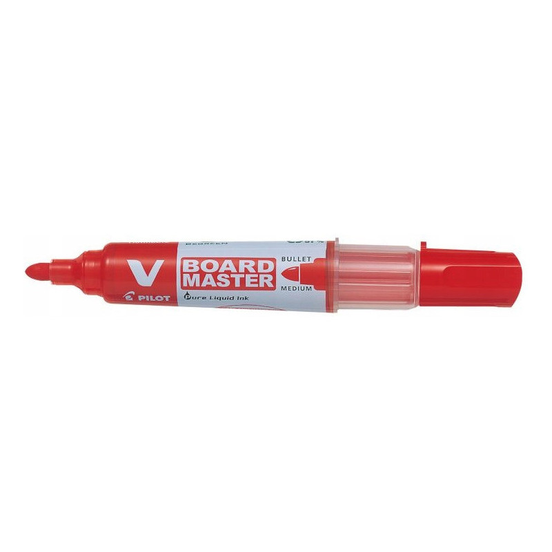 Marker suchościeralny V BOARD MASTER czerwony PIWBMA-VBM-M-R-BG PILOT