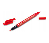 Foliopis dwustronny N75W/B czerwony PENTEL