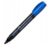 Marker permanentny nr 54 niebieski ścięta końcówka 157951 Faber-Castell