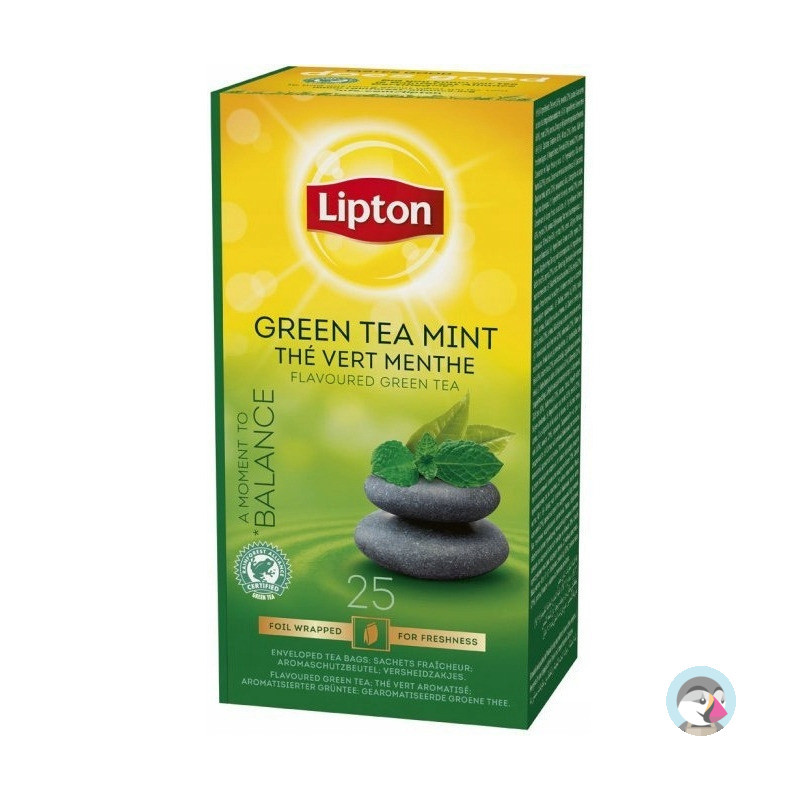 Herbata LIPTON BALANCE (25 kopert  1,3g) 32,5g zielona z aromatem Mięta