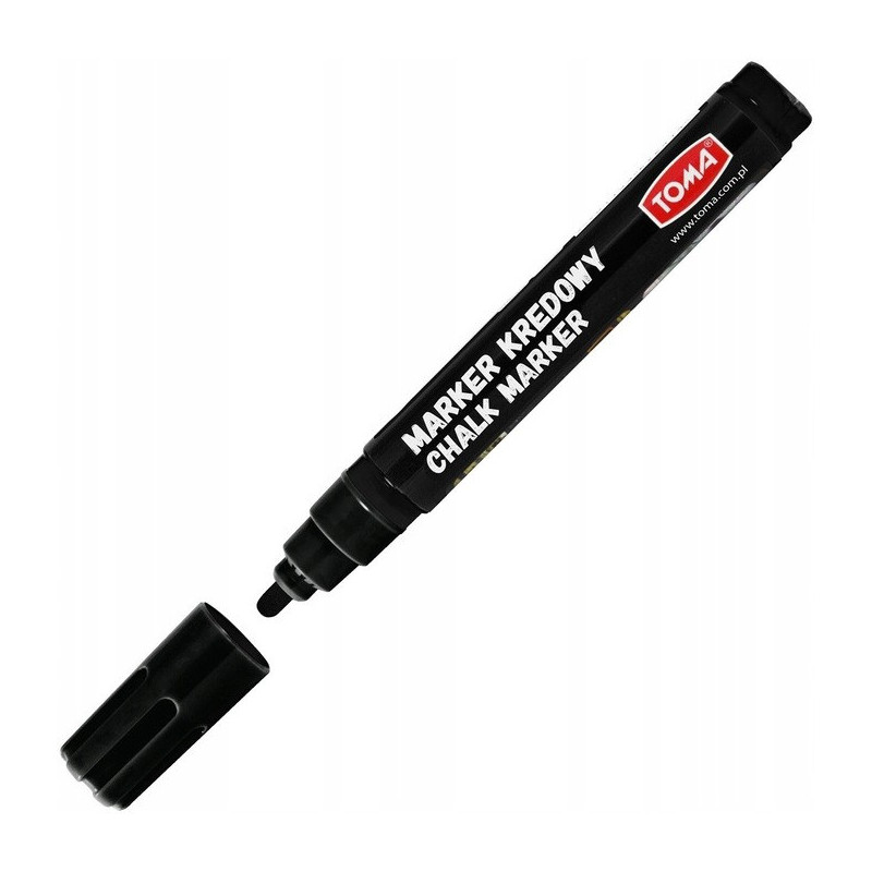 Marker kredowy końcówka 4.5mm czarny TO-292 32 TOMA