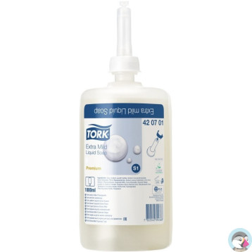 Mydło w płynie TORK S1 Premium ekstra 1L białe 420701