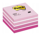 Bloczek samoprzylepny 76x76mm 450k różowy POST-IT 2028-P UU009542984 3M