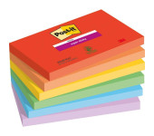 Bloczek samoprzylepny 76x127mm 90k mix kolorów (6szt) POST-IT Super Sticky PLAYFUL