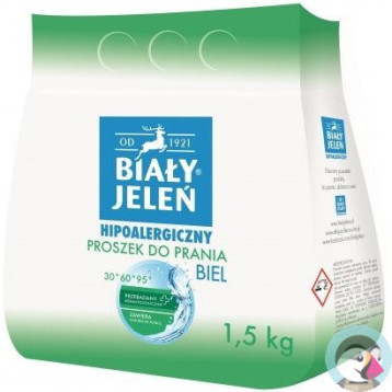 Proszek do prania BIAŁY JELEŃ 1,5kg do białego