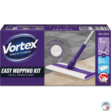 Zestaw mop myjący i 5 suchych chusteczek BS-VR-667431 VORTEX
