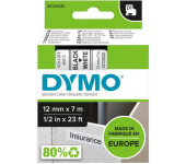 Taśma 12mm/7m czarny biała 45013 DYMO S0720530