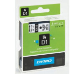 Taśma 6mm/7m czarny /biała 43613 DYMO S0720780