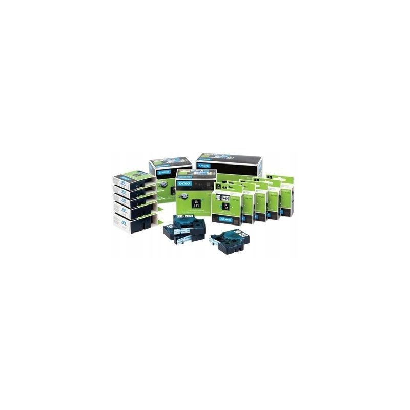 Taśma czarny nadruk na czerwonym 19mm x 7m DYMO S0720870