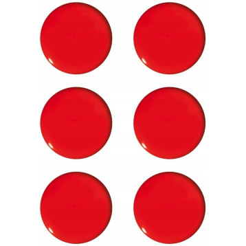 Magnesy do tablic 20mm czerwone (6szt.) GM400-C6 TETIS Magnesy do tablic 20mm czerwone (6szt.) GM400-C6 TETIS