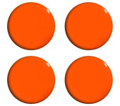 Magnesy do tablic pomarańczowe 40mm (4szt.) GM402-P4 TETIS
