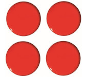 Magnesy do tablic czerwone wypukłe 40mm (4szt.) GM303-PC4 TETIS