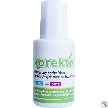 Korektor w butelce z pędzelkiem 20g BK110-AP TETIS