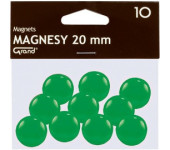 Magnesy 20mm zielone (10szt.) 130-1692 GRAND