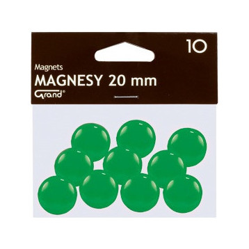 Magnesy 20mm zielone (10szt.) 130-1692 GRAND Magnesy 20mm zielone (10szt.) 130-1692 GRAND