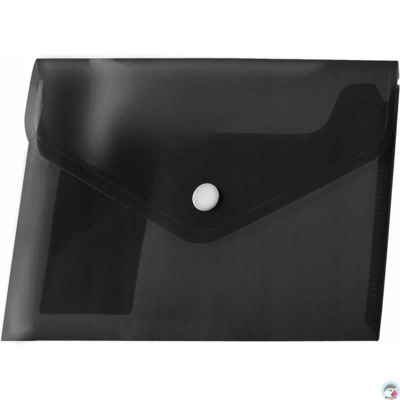 Koperta PP na zatrzask A5 czarna (12 szt.) BT610-V TETIS