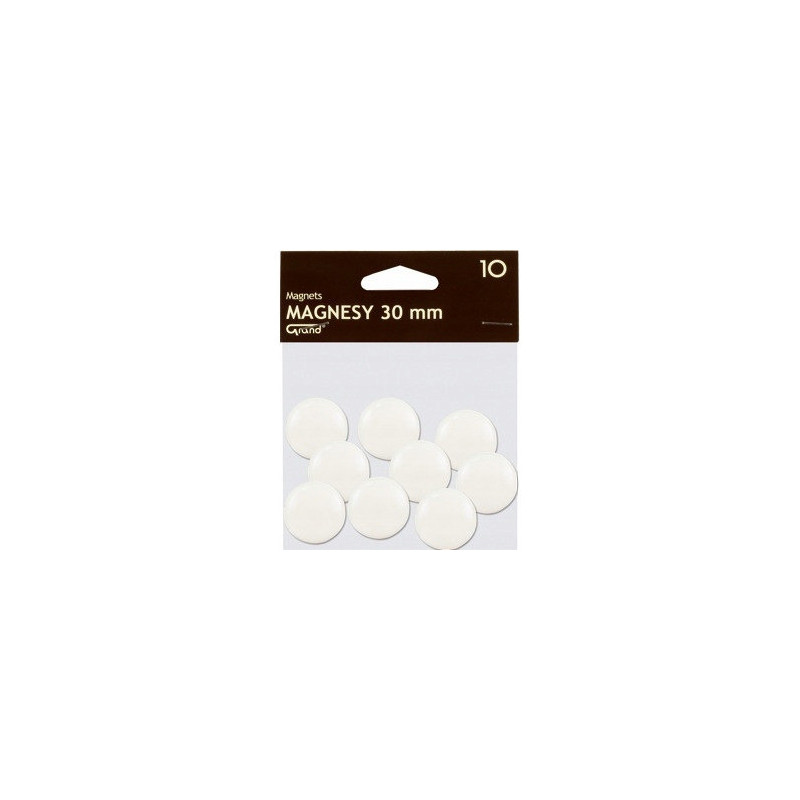 Magnesy 30mm GRAND białe (10szt.) 130-1693 GRAND