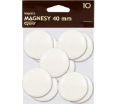 Magnesy 40mm białe (10szt.) 130-1699 GRAND