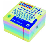 Bloczek samoprzylepny 76x76mm 450k mix 4 kolorów pastelowych DONAU 7589001