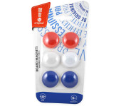 Magnesy do tablic MEMOBE, f30 mm, 6 szt. blister MM006-99