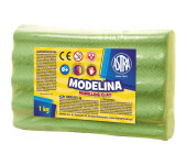Modelina termoutwardzalna 1kg zielona jasna 304111005 ASTRA