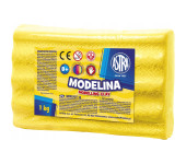 Modelina termoutwardzalna 1kg żółta 304111011 ASTRA