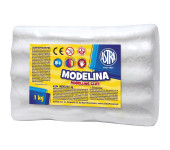 Modelina termoutwardzalna 1kg biała 304111012 ASTRA