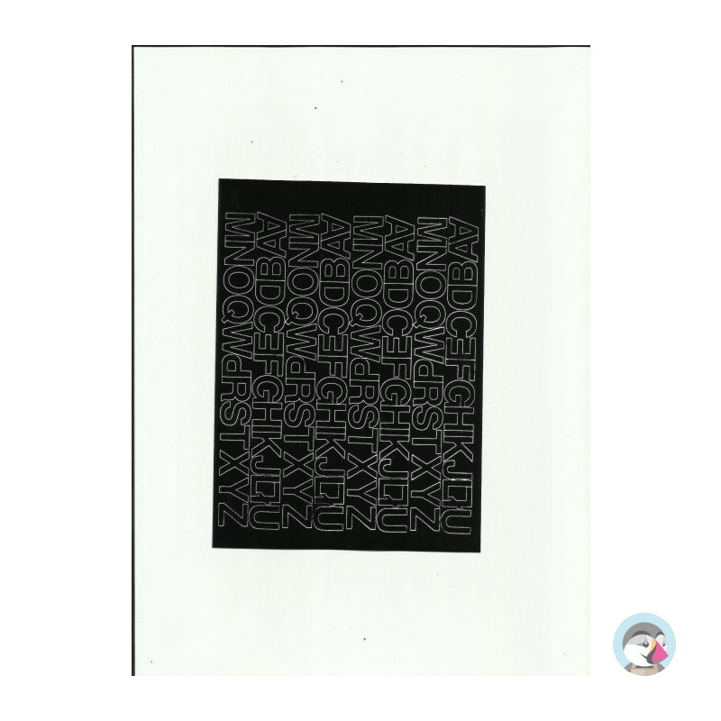 Litery samoprzylepne 1,5cm (8) czerwone ARTDRUK