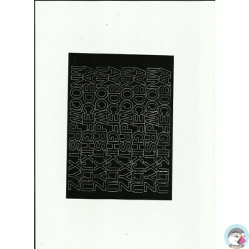Litery samoprzylepne 1,5cm (8) czerwone ARTDRUK