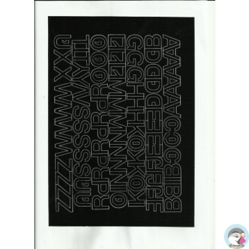 LITERY samoprzylepne 2cm (8) żółte ARTDRUK