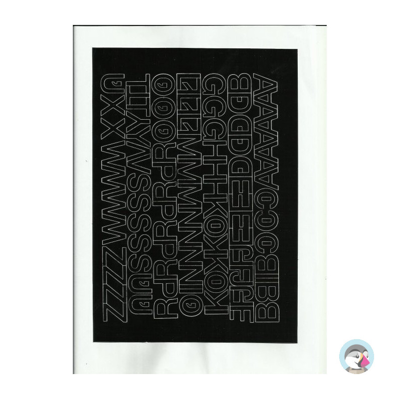LITERY samoprzylepne 2cm (8) białe ARTDRUK