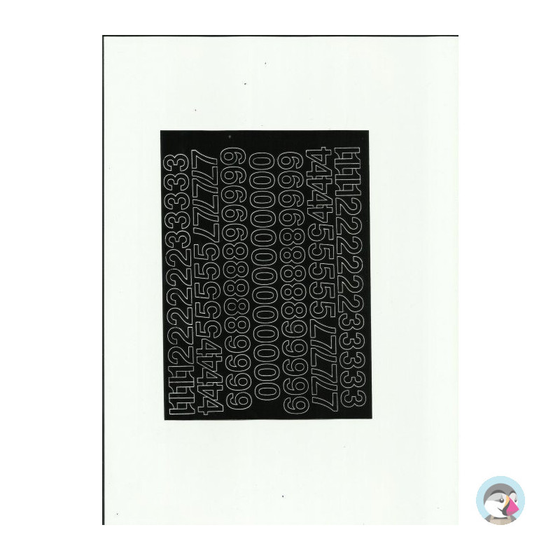 Cyfry samoprzylepne 1,5cm (8) jasne żółte ARTDRUK