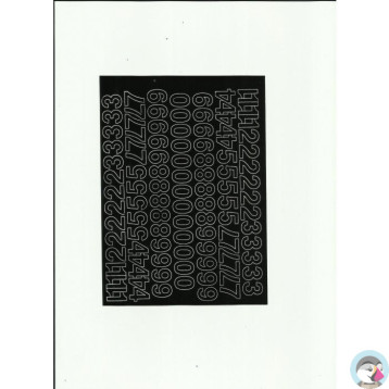 Cyfry samoprzylepne 1,5cm (8) jasne żółte ARTDRUK