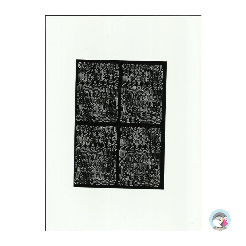 LITERY samoprzylepne 0.7cm (8) zielone ARTDRUK