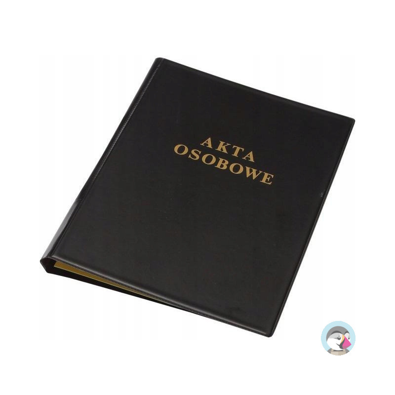Teczka akt osobowych A4 PVC czarna 0409-0013-01 PANTA PLAST