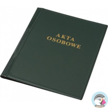 Teczka akt osobowych A4 PVC zielona 0409-0013-04 PANTA PLAST