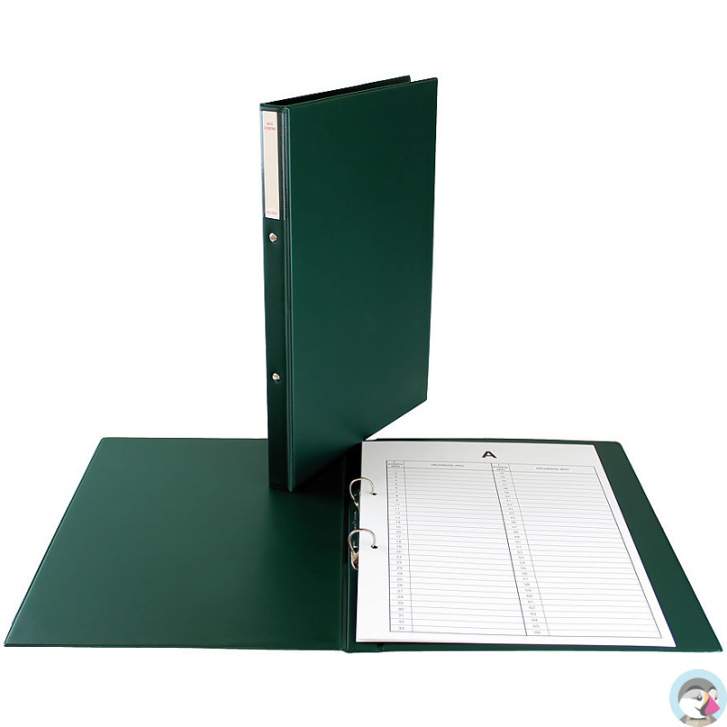 Teczka na akta osobowe Segregator 2 ringi 3cm ciemny zielony TD-11-02 BIURFOL