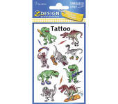 Naklejki tatuaże dla dzieci DINOZAURY 56772 Z-DESIGN KIDS TATTOO AVERY ZWECKFORM