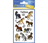 Naklejki tatuaże dla dzieci KONIE 56769 Z-DESIGN KIDS TATTOO AVERY ZWECKFORM