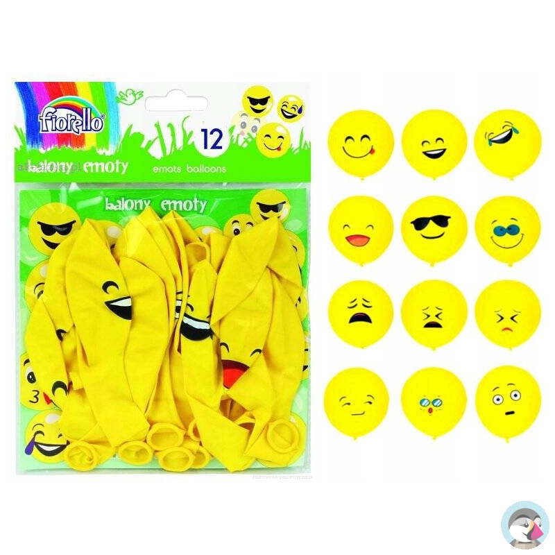 Balony Emoty Party (12szt.) 170-2328 FIORELLO