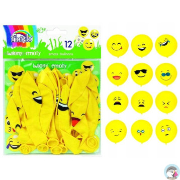 Balony Emoty Party (12szt.) 170-2328 FIORELLO