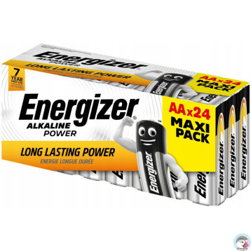 Bateria ENERGIZER Alkaline Power AA/LR6 alkaliczna MAXI PACK pudełko (24szt)