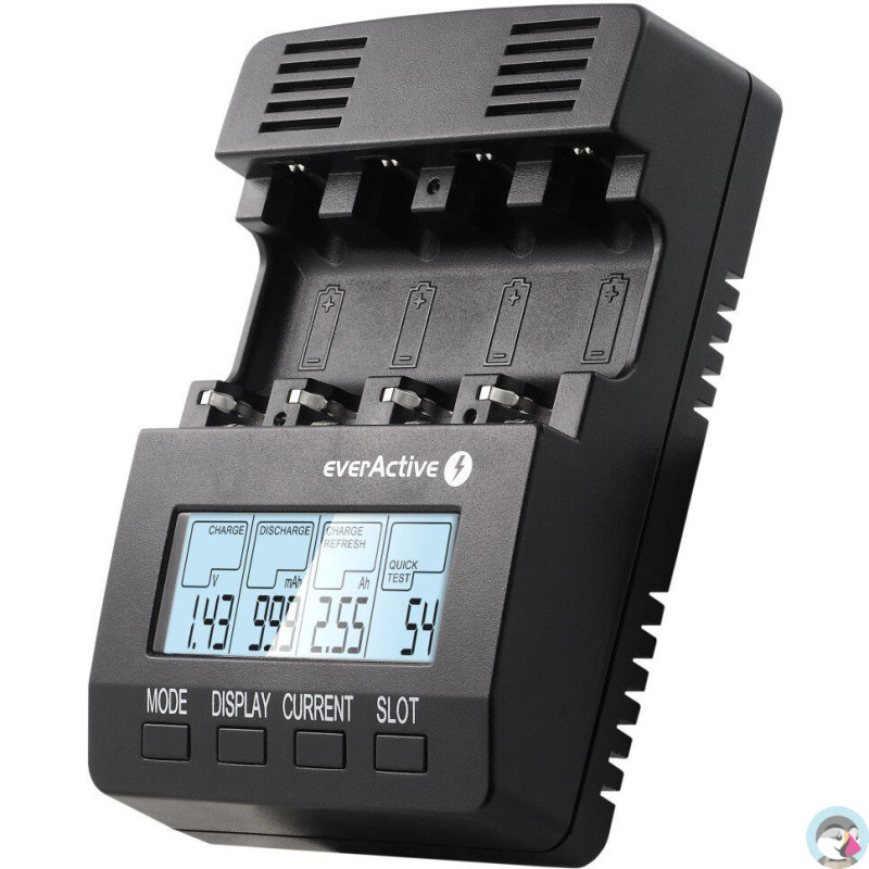 Ładowarka do akumulatorków Ni-MH EVERACTIVE AA/AAA NC-3000 4 kanały