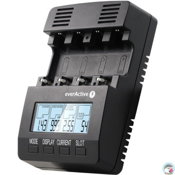 Ładowarka do akumulatorków Ni-MH EVERACTIVE AA/AAA NC-3000 4 kanały