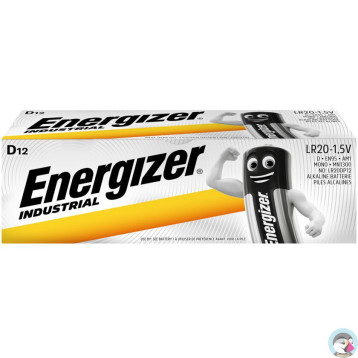 Bateria ENERGIZER Industrial D/LR20 alkaliczna (12szt)